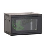 Cabinet metalic de perete 19, tip rack wallmount, 6U 600x600 mm, Eco Xcab Negru WM6606.9004