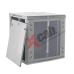Rack Cabinet metalic de perete 19, tip rack wallmount, 12U 600x600 mm, Xcab S Gri XCAB-12U60S.7035