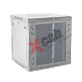 Cabinet metalic de perete 19, tip rack wallmount, 12U 600x600 mm, Xcab S Gri XCAB-12U60S.7035