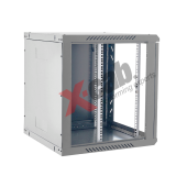 Cabinet metalic de perete 19”, tip rack wallmount, 12U 600x600 mm, Xcab S Gri