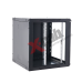 Rack Cabinet metalic de perete 19, tip rack wallmount, 15U 600x600 mm, Xcab S Negru XCAB-15U60S.9004