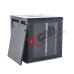 Rack Cabinet metalic de perete 19, tip rack wallmount, 15U 600x600 mm, Xcab S Negru XCAB-15U60S.9004