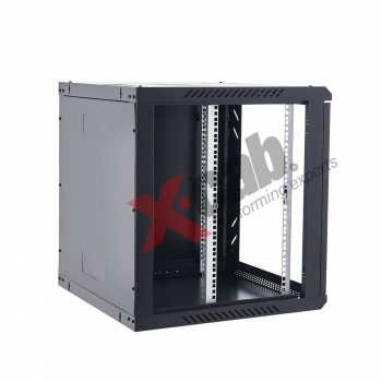 Cabinet metalic de perete 19”, tip rack wallmount, 15U 600x600 mm, Xcab S Negru