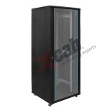 Rack Server Xcab XCAB-32U8080S 32U 19" 800x800mm , usa fata sticla securizata, usa spate metal plin, negru