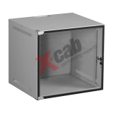 Cabinet metalic de perete 19”, tip rack wallmount, 6U 520x450 mm, Xcab WS Gri