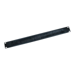 Organizator de cabluri cu perii, orizontal, 1U, Xcab XCAB-5400