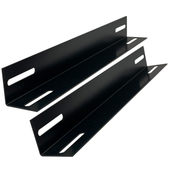 L bracket for 600 mm depth cabinet (pentru sustinerea echipamentelor) montare fixa, pret pe set de 2 buc, 350mm lungime, 36/38mm latura
