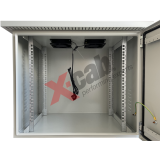 Cabinet metalic de exterior 19, rack de perete, 9U 600x400 mm, IP-55, Xcab XCAB-OC6409