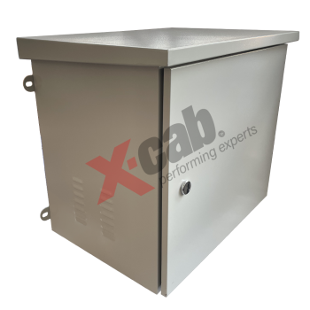 Rack Cabinet metalic de exterior 19, rack de perete, 9U 600x400 mm, IP-55, Xcab XCAB-OC6409