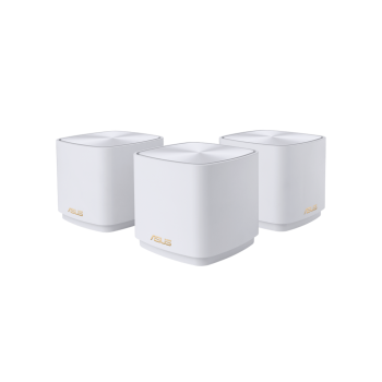 Router Sistem WIFI Asus Mesh Zen AX Mini XD4 PLUS(3PK B)AX1800, Dual-band, 557mp, parental controls XD4 PLUS(B-3-PK) (timbru verde 2.00 lei) 