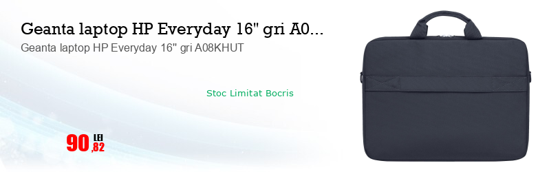 Geanta laptop HP Everyday 16'' gri A08KHUT