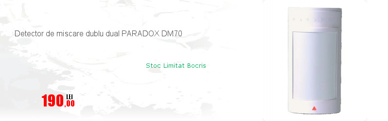 Detector de miscare dublu dual PARADOX DM70