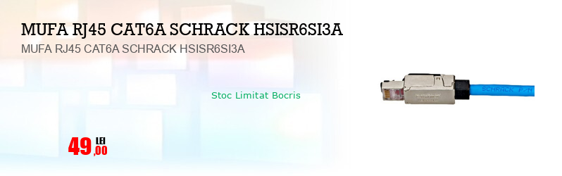 MUFA RJ45 CAT6A SCHRACK HSISR6SI3A 