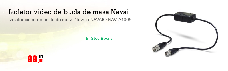 Izolator video de bucla de masa Navaio NAVAIO NAV-A1005