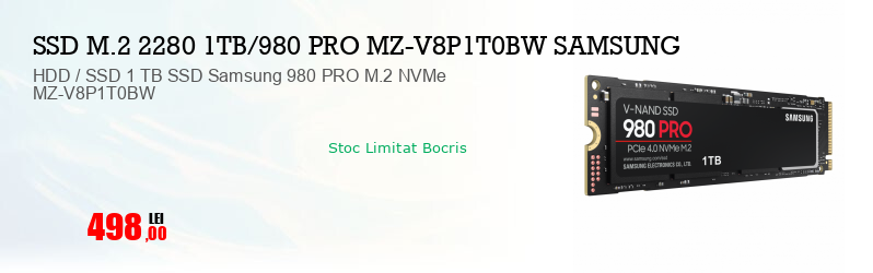 HDD / SSD 1 TB SSD Samsung 980 PRO M.2 NVMe MZ-V8P1T0BW