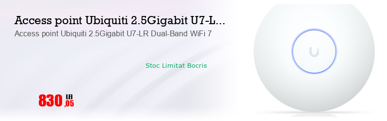 Access point Ubiquiti 2.5Gigabit U7-LR Dual-Band WiFi 7