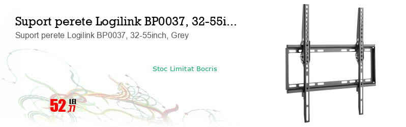 Suport perete Logilink BP0037, 32-55inch, Grey 
