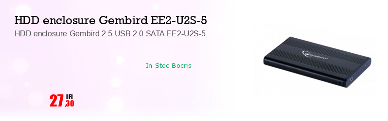 HDD enclosure Gembird 2.5 USB 2.0 SATA EE2-U2S-5