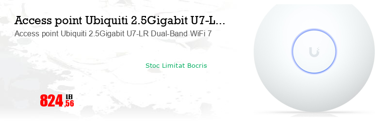Access point Ubiquiti 2.5Gigabit U7-LR Dual-Band WiFi 7