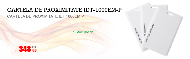 CARTELA DE PROXIMITATE IDT-1000EM-P
