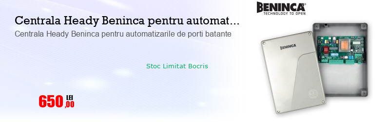 Centrala Heady Beninca pentru automatizarile de porti batante