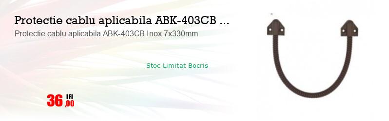 Protectie cablu aplicabila ABK-403CB Inox 7x330mm