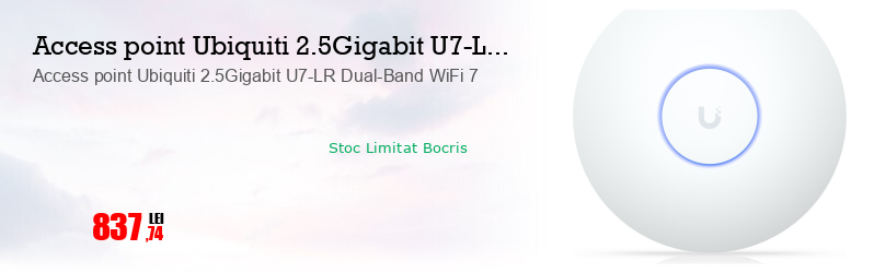 Access point Ubiquiti 2.5Gigabit U7-LR Dual-Band WiFi 7