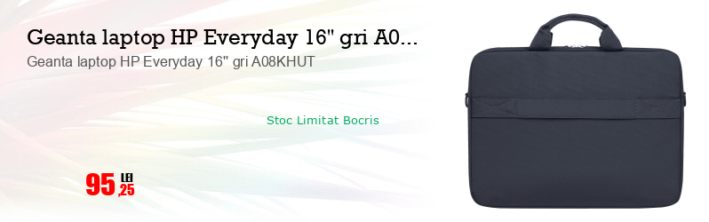 Geanta laptop HP Everyday 16'' gri A08KHUT