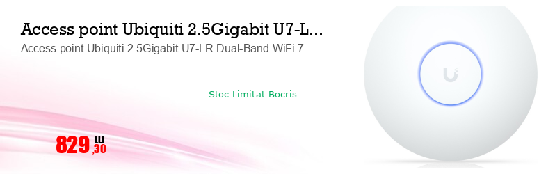 Access point Ubiquiti 2.5Gigabit U7-LR Dual-Band WiFi 7