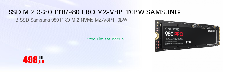 1 TB SSD Samsung 980 PRO M.2 NVMe MZ-V8P1T0BW
