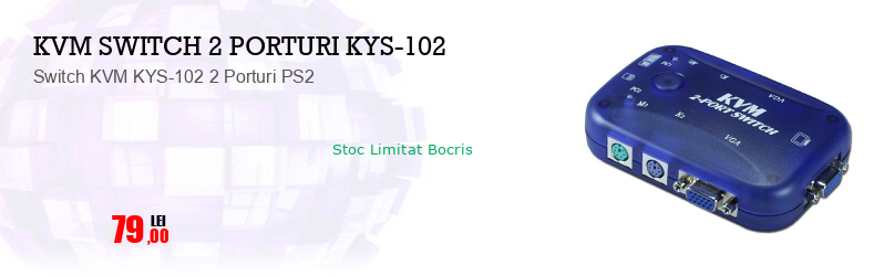 Switch KVM KYS-102 2 Porturi PS2