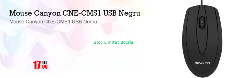 Mouse Canyon CNE-CMS1 USB Negru