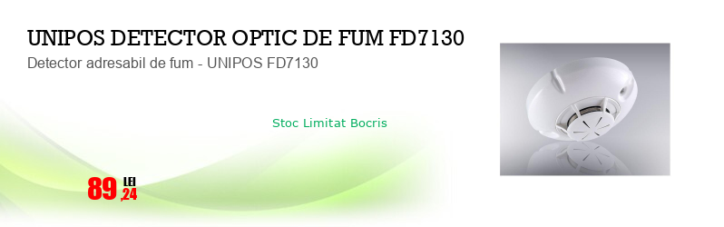 Detector adresabil de fum - UNIPOS FD7130  