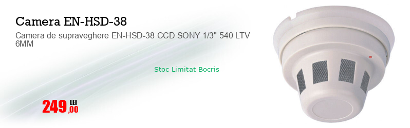 Camera de supraveghere EN-HSD-38 CCD SONY 1/3" 540 LTV 6MM 