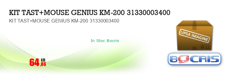 KIT TAST+MOUSE GENIUS KM-200 31330003400