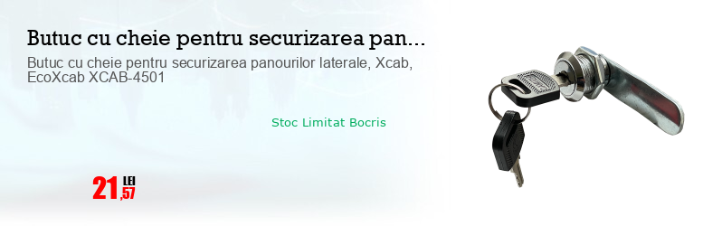 Butuc cu cheie pentru securizarea panourilor laterale, Xcab, EcoXcab XCAB-4501
