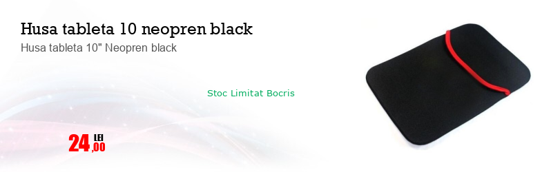 Husa tableta 10" Neopren black 