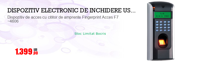 Dispozitiv de acces cu cititor de amprente Fingerprint Acces F7 ~4606