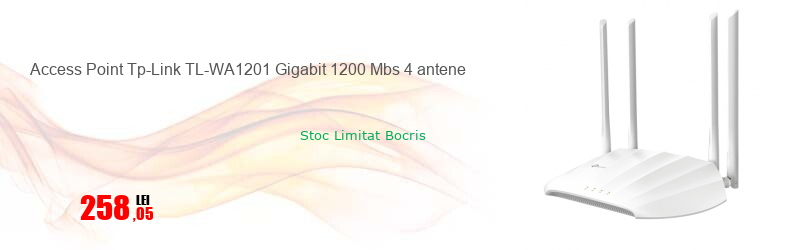 Access Point Tp-Link TL-WA1201 Gigabit 1200 Mbs 4 antene