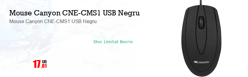 Mouse Canyon CNE-CMS1 USB Negru