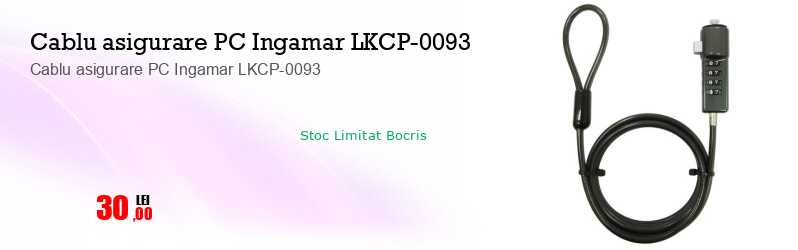 Cablu asigurare PC Ingamar LKCP-0093