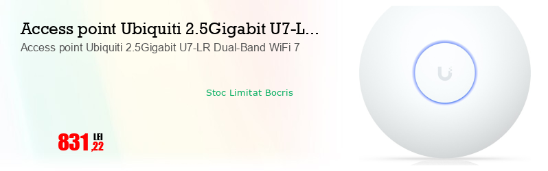 Access point Ubiquiti 2.5Gigabit U7-LR Dual-Band WiFi 7