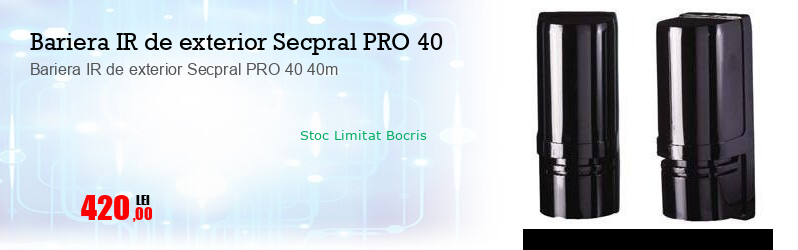 Bariera IR de exterior Secpral PRO 40 40m 