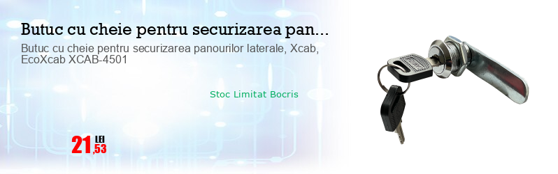 Butuc cu cheie pentru securizarea panourilor laterale, Xcab, EcoXcab XCAB-4501