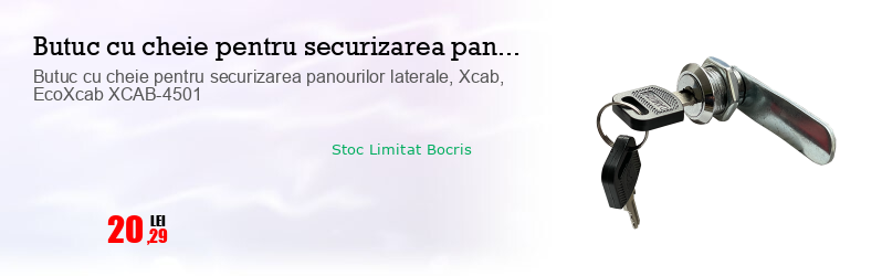 Butuc cu cheie pentru securizarea panourilor laterale, Xcab, EcoXcab XCAB-4501