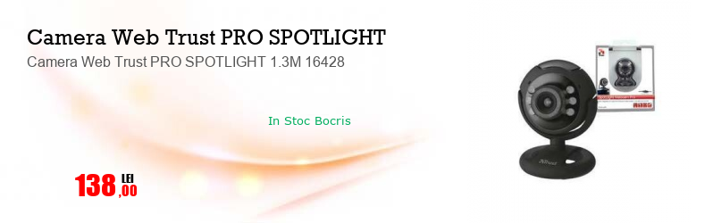Camera Web Trust PRO SPOTLIGHT 1.3M 16428