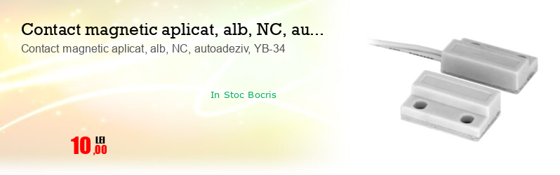 Contact magnetic aplicat, alb, NC, autoadeziv, YB-34