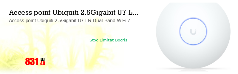 Access point Ubiquiti 2.5Gigabit U7-LR Dual-Band WiFi 7