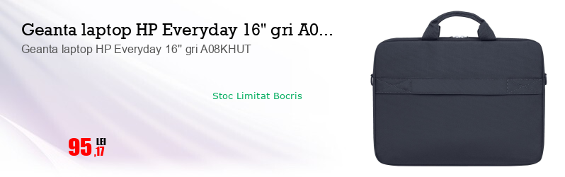 Geanta laptop HP Everyday 16'' gri A08KHUT