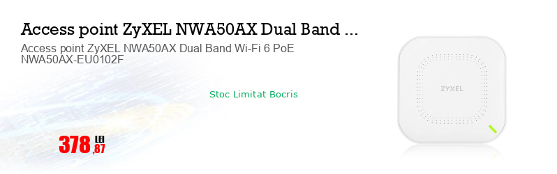 Access point ZyXEL NWA50AX Dual Band Wi-Fi 6 PoE NWA50AX-EU0102F